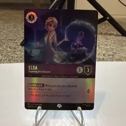 Disney Lorcana-Whispers in the Well-Elsa-Exploring the Unknown 208/204 FOIL NM - Image 1