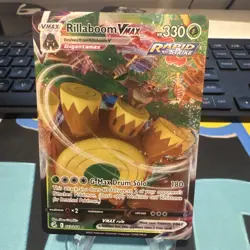 Rillaboom VMAX 023/264 SWSH08: Fusion Strike NM Pokemon TCG Card - Image 1