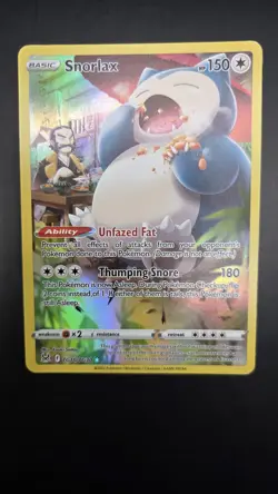 Snorlax TG10/TG30 — Near Mint — Lost Origin Trainer Gallery — Rare Pokemon Card - Image 2
