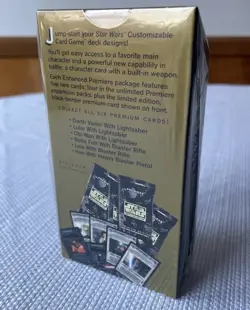 Star Wars Enhanced Premiere CCG Customizable Card Game Sealed Lightsaber Luke - Image 2