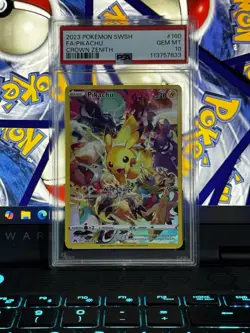 2023 Pokemon SWSH Crown Zenith FA Pikachu Card #160/159 PSA 10 - Image 1