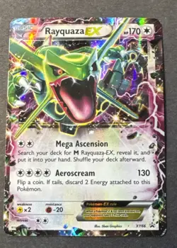 RAYQUAZA EX XY66 Black Star Promo Pokemon card - Image 1