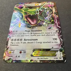 RAYQUAZA EX XY66 Black Star Promo Pokemon card - Image 2