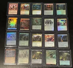 Magic The Gathering Spider-Man Marvel LOT 20 Cards ALL IN TOP LOADERS MTG - Image 1