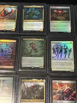 Magic The Gathering Spider-Man Marvel LOT 20 Cards ALL IN TOP LOADERS MTG - Image 3