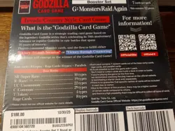 GODZILLA MONSTERS RAID AGAIN CARD GAME UNOPENED BOOSTER BOX 12 PACKS 7 CARDS - Image 2