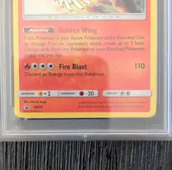 Pokemon Shining Ho-Oh SM Black Star Promo Holo SM70 PSA 9 130 HP Card - Image 4