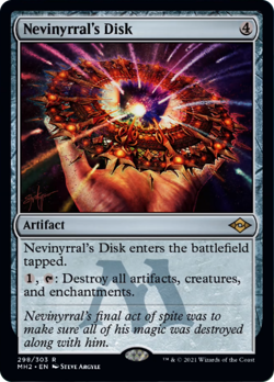 Nevinyrral's Disk (ETCHED) FOIL Modern Horizons 2 MINT Rare Etched CARD ABUGames - Image 1