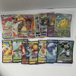 Pokemon TCG 13 Card Lot Charizard Pikachu Lucario V VSTAR Holo English - Image 1