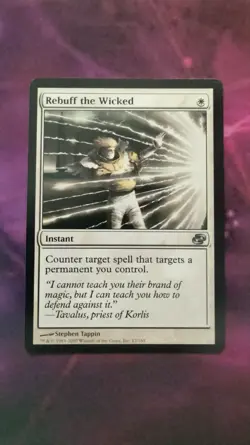 x1 Rebuff the Wicked - MTG, Planar Chaos. Lightly Played, LP - Image 1