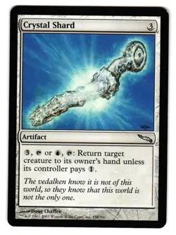 Crystal Shard 159 Uncommon Mirrodin Magic: The Gathering Lightly Played - Image 1
