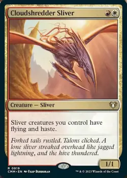 Mint/Near-Mint, English - 1 x MTG Cloudshredder Sliver Commander Masters - Image 1
