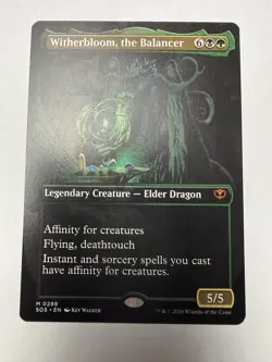 Witherbloom, the Balancer (Borderless) Secrets of Strixhaven Regular Mythic NM - Image 1