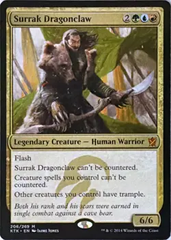 Surrak Dragonclaw 206 Mythic Khans of Tarkir Magic: The Gathering Near Mint - Image 1