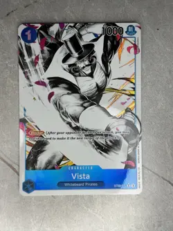 Vista C ST22-009 Parallel English ONE PIECE Card Starter Deck Ace Newgate - NM - Image 1
