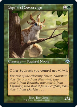 Squirrel Sovereign (Retro Frame) Modern Horizons 2 NM Uncommon CARD ABUGames - Image 1