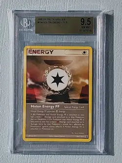 2005 Pokemon EX Delta Species #104 Holon Energy FF R BGS 9.5 Gem Mint Pop 1 - Image 1