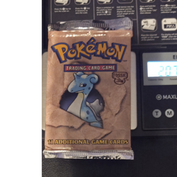 Pokemon Fossil Booster Pack Lapras Artwork Sealed 11 Cards Wizards of the Coast - Image 1