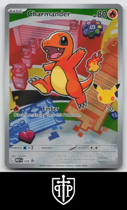 Pokemon - Charmander 038 Mega Evolution - Holo Black Star Promo - NM - Image 1