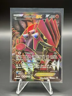 Groudon EX Full Art Dark Explorers 106/108 Pokemon LP-MP Italian - Image 1