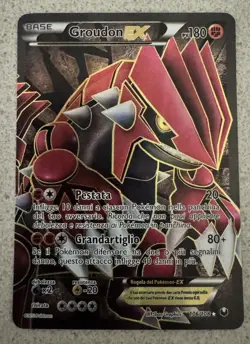 Pokemon TCG: Groudon EX (Full Art) Ultra Rare 106/108 Dark Explorers **ITALIAN** - Image 1