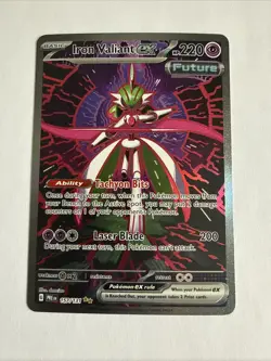 Iron Valiant Ex Prismatic Evolutions 157/131 Special Illustration Pokemon - Image 1