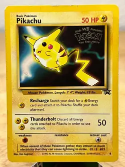 Wizards Black Star Promos Pikachu 4 Promo Pokemon HP - Image 1