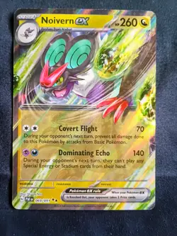 NOIVERN EX 069/091 DOUBLE RARE PALDEAN FATES POKEMON NM/M - Image 1