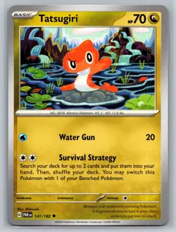 Tatsugiri 141/182 Paradox Rift Dragon-Type Basic Survival Strategy Pokemon TCG - Image 1