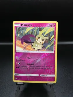 Mimikyu Reverse Holo 112/181 Sun & Moon Team Up Pokemon NM - Image 1