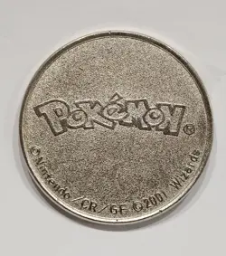 Pokemon Collectible Token Coin Nintendo/CR/GF/2001, FREE SHIPPING - Image 1