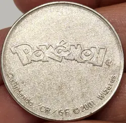 Pokemon Collectible Token Coin Nintendo/CR/GF/2001, FREE SHIPPING - Image 2