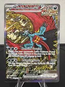 Pokemon Prismatic Evolutions Roaring Moon ex 162/131 Special Illustration 2025 - Image 1