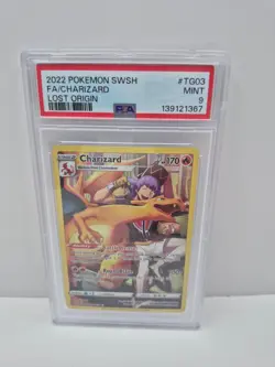 Charizard Ultra Rare SWSH11: Lost Origin Trainer Gallery TG03/TG30 PSA 9 Pokemon - Image 1