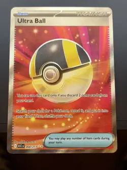 Pokemon Ultra Ball 264/217 Me: Ascended Heroes Full Art Secret Rare Holo - Image 1