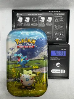 98.83g EXTRA HEAVY! - Pokemon Ascended Heroes Mini Tin: Togepi & Totodile - Image 1