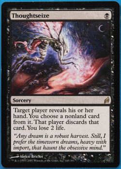 Thoughtseize Lorwyn NM Black Rare MAGIC THE GATHERING CARD (ID# 501828) ABUGames - Image 1