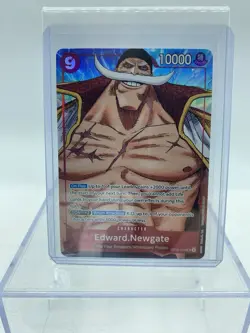 Edward.Newgate OP02-004 SR (Alt Art) Paramount War One Piece TCG Card - Image 1