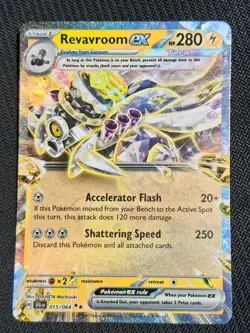 Revavroom ex 015/064 Shrouded Fable Ultra Rare Pokemon Card NEAR MINT NM - Image 1