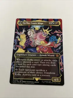 MTG: Kefka, Court Mage (0322) (Borderless) Final Fantasy Non Foil Miss cut - Image 1