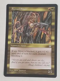 MTG Spined Sliver (Stronghold/Gold/U) - BGM - Image 1