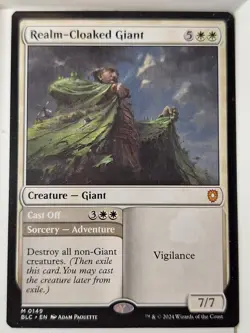 Realm-Cloaked Giant - Commander: Bloomburrow - Magic the Gathering MTG Nice! - Image 1