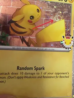 Pikachu (Pokemon Day 2026) Double SWIRL 🌀 051/162 Holofoil Miscellaneous Cards - Image 1