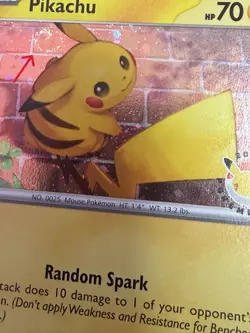 Pikachu (Pokemon Day 2026) Double SWIRL 🌀 051/162 Holofoil Miscellaneous Cards - Image 2