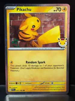 Pikachu (Pokemon Day 2026) 051/162 Holofoil Miscellaneous Cards & Products - Image 1