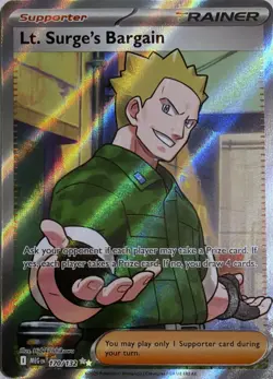 Pokemon TCG Lt. Surge's Bargain - 170/132 Holofoil ME01: Mega Evolution Ultra - Image 1