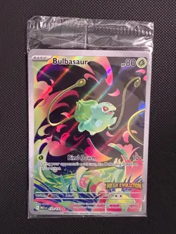 Pokemon TCG Bulbasaur (Mega Evolution Stamped) 133/132 Sealed - Image 1