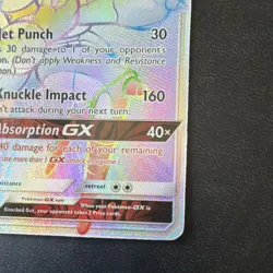 Pokemon Rainbow Buzzwole GX Secret Rare Holo Sm-Crimson Invasion 115/111 12017 - Image 2