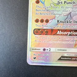 Pokemon Rainbow Buzzwole GX Secret Rare Holo Sm-Crimson Invasion 115/111 12017 - Image 5