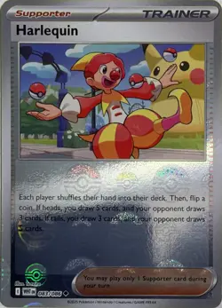 Pokemon TCG Harlequin (Poke Ball Pattern) 083/086 Holofoil SV: White Flare - Image 1